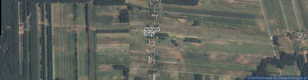 Zdjęcie satelitarne Annopol Duży ul.